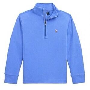 NEW Polo Ralph Lauren Pullover Knit Shirt sz 5 Interlock Quarter Zip Top
